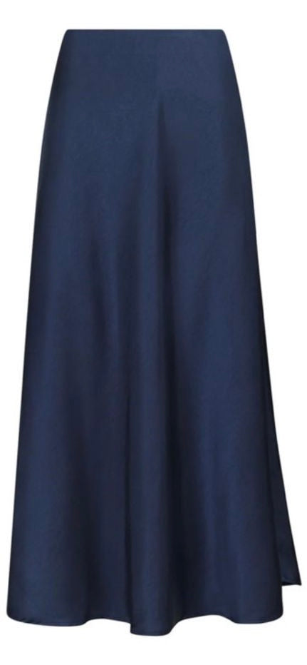 Long Neo Noir Bovary Skirt - Midnight Blue (S)